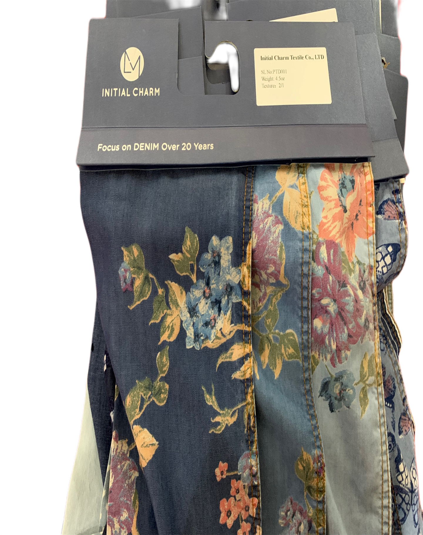 Printing denim fabric